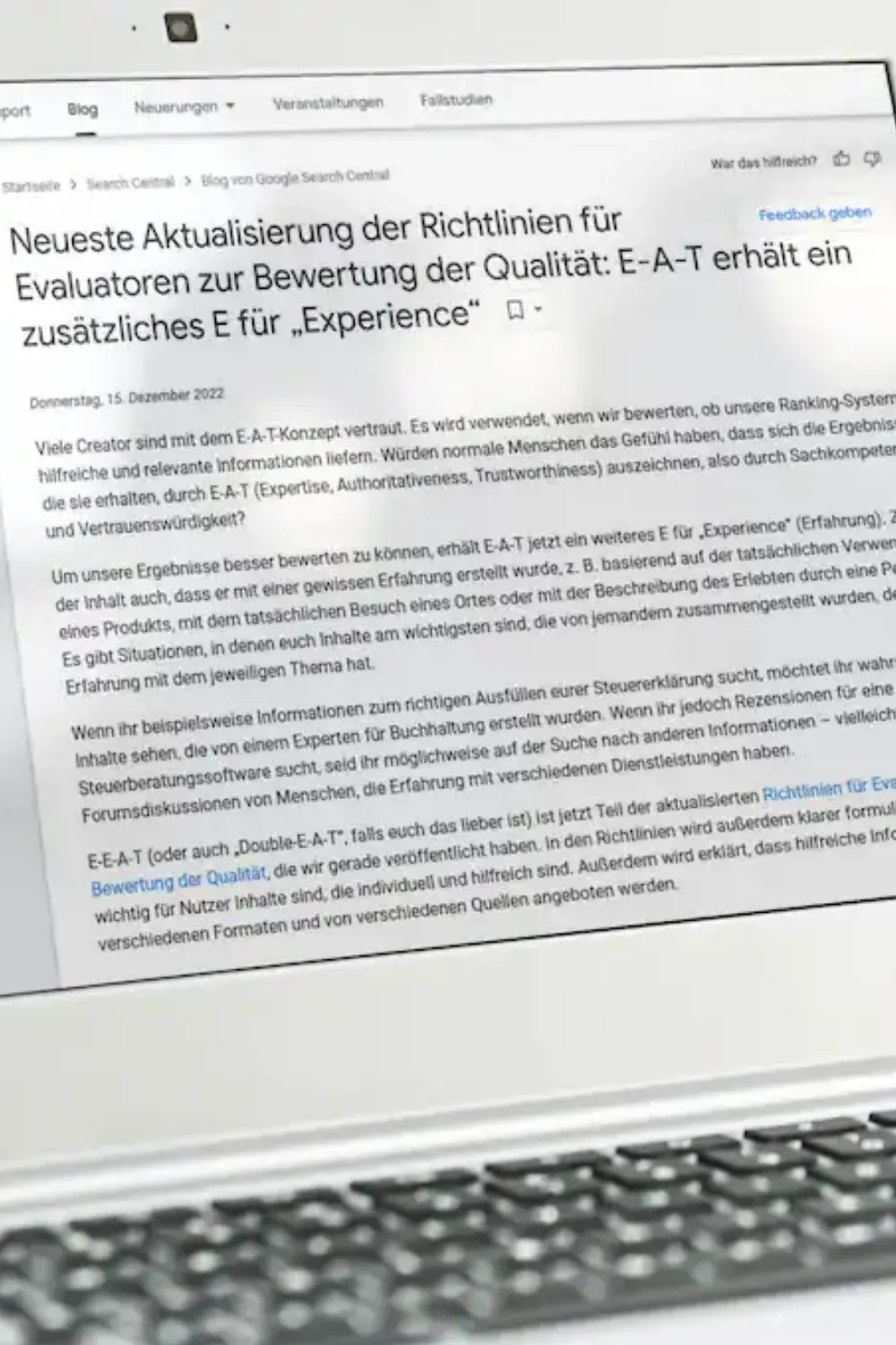 Google E-E-A-T: wie du dein Business online ruinierst, wenn du es missachtest (und es viel zu spät bemerkst)