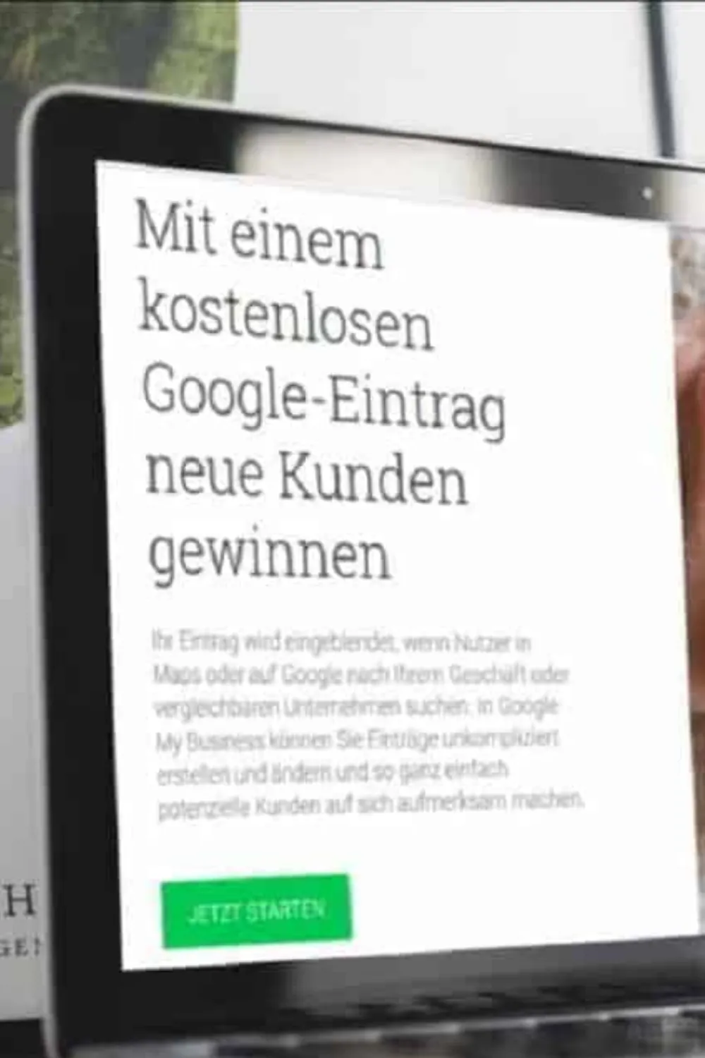 Google Unternehmensprofil: so finden dich Kundinnen vor Ort