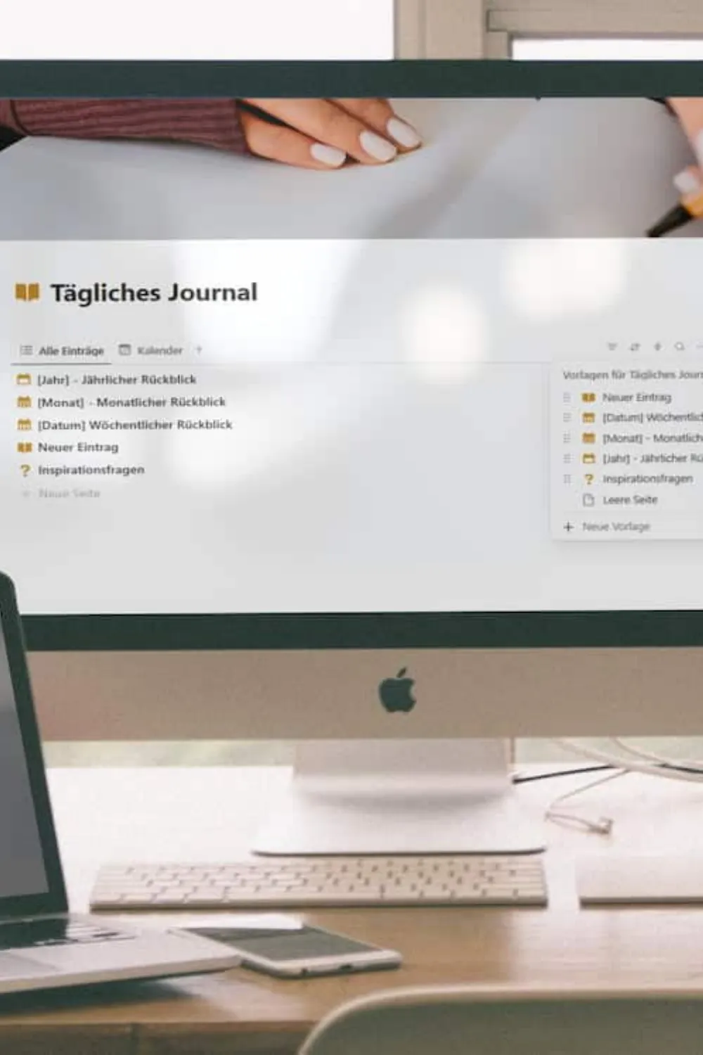 Notion Journal Template für mehr Klarheit im Kopf und Struktur in deinem Alltag