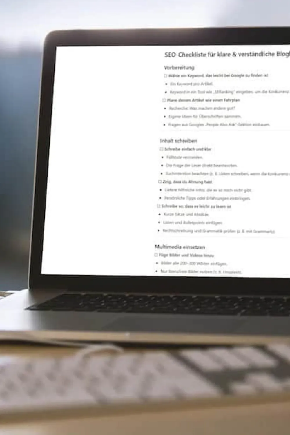 SEO Checkliste: Der komplette Leitfaden, um online gefunden zu werden